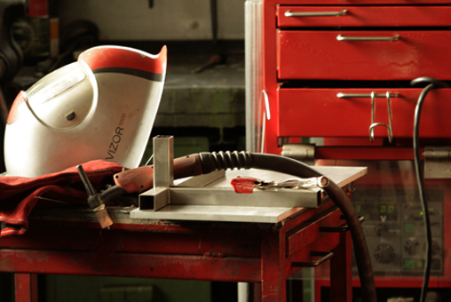 Arbeitsplatz WIG schweien